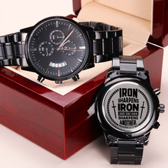 Iron Sharpens Iron (Proverbs 2717) – Men's Watch